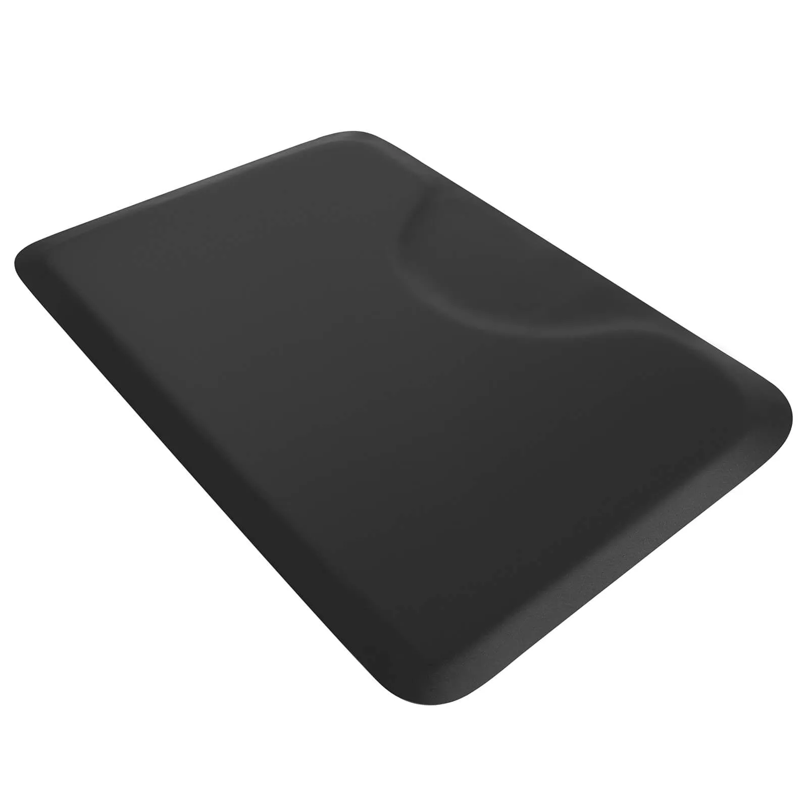 #10024 3 ft. x 4 ft. Barber Chair Mat Salon & Barber Shop Chair Anti-Fatigue Mats Comfort Salon Chair Mat,Black Rectangle - 1/2 in. Thick
