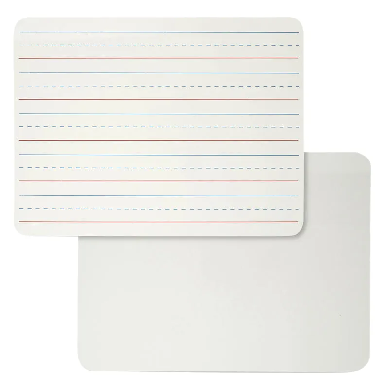 #10954 PLAIN & LINED DRY ERASE BOARD MAGNETIC 2 SIDED