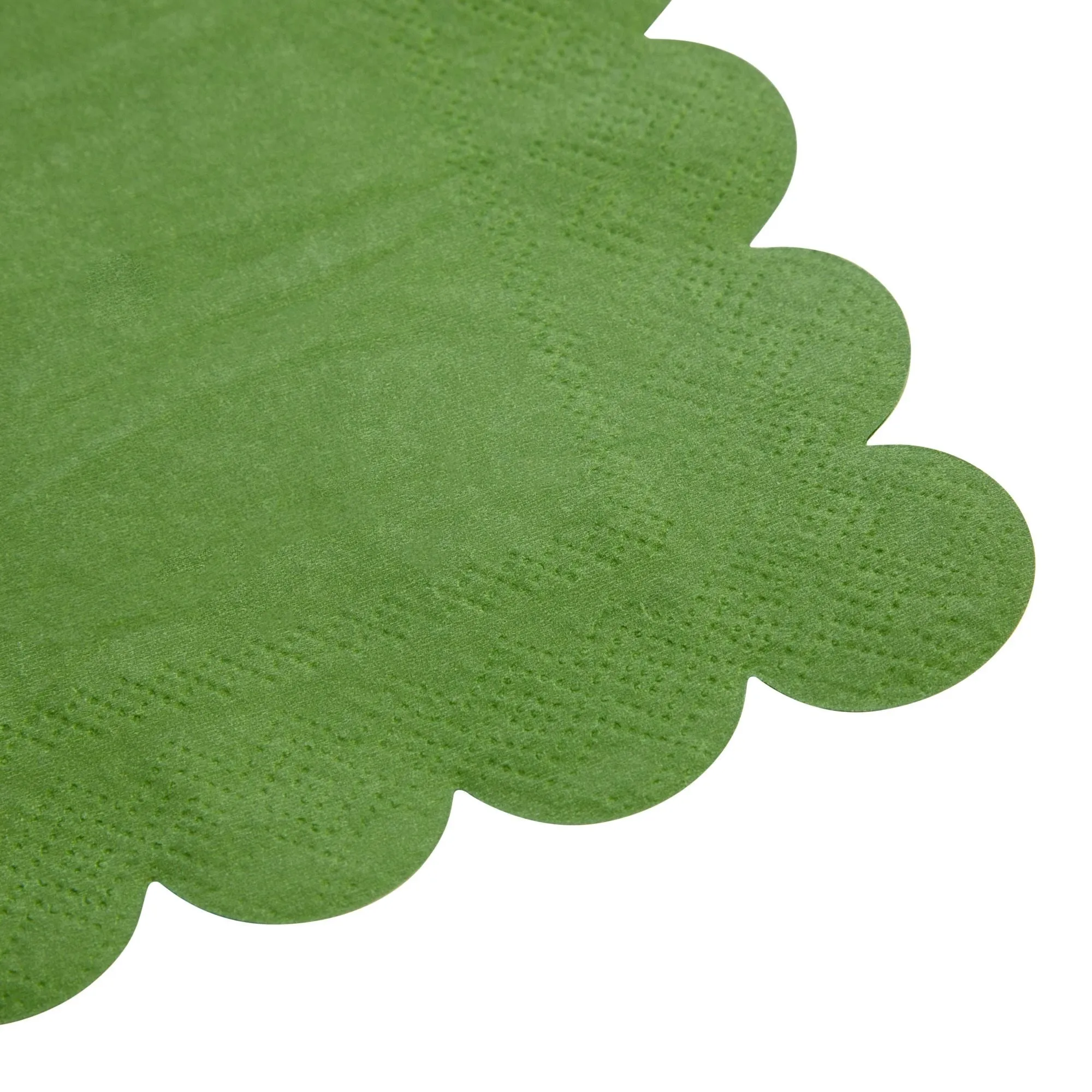 150 Pack Rainbow Colored Scalloped Napkins for Fall, Fiesta, Birthday Parties (6.5 x 6.5 In, 5 Colors)