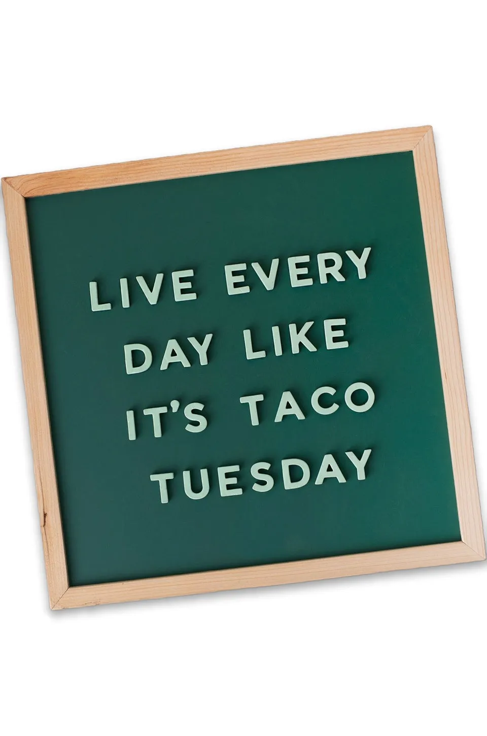 15x15 Magnetic Letter Board Slate in Green