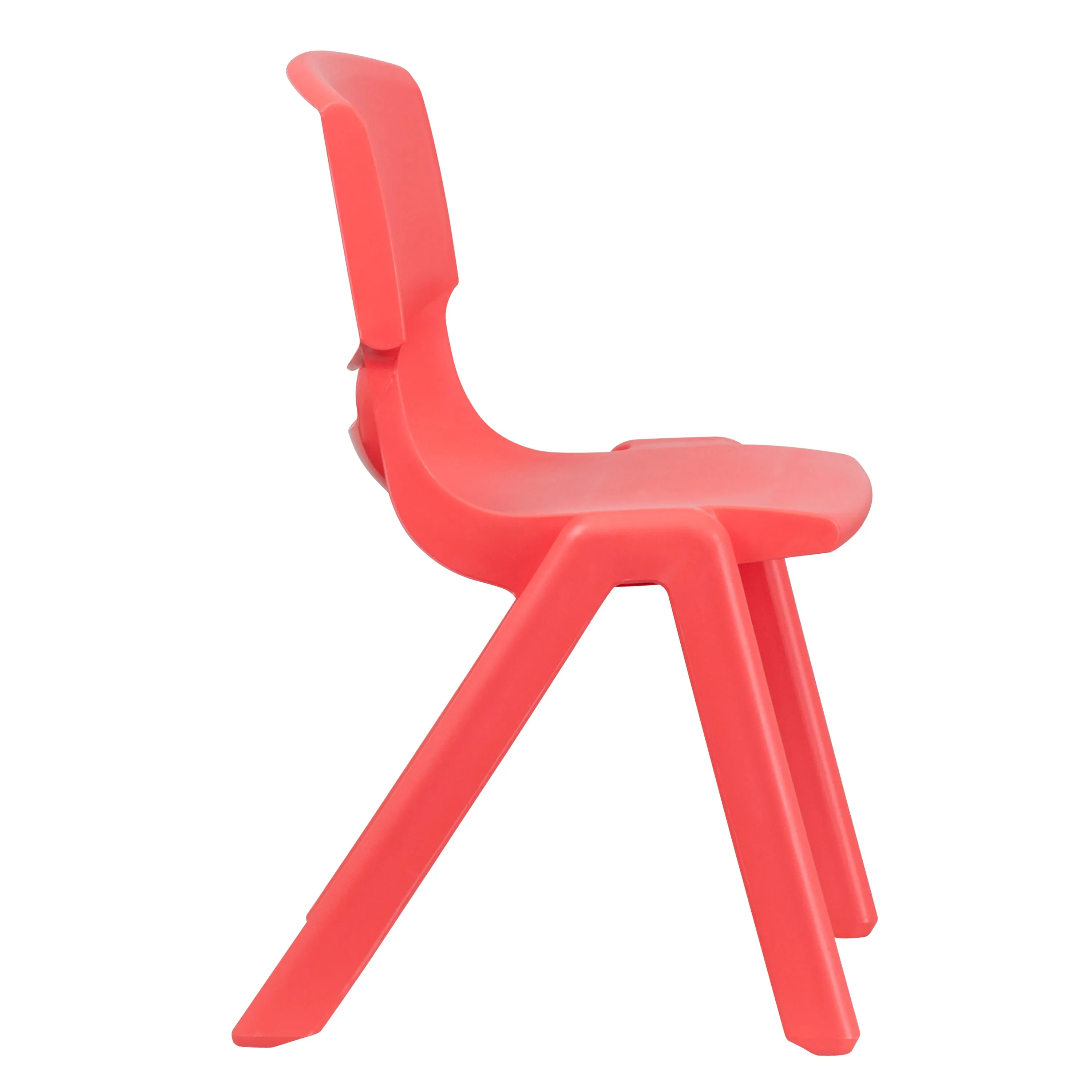 2 Pack Plastic Stackable School Chair with 15.5" Seat Height