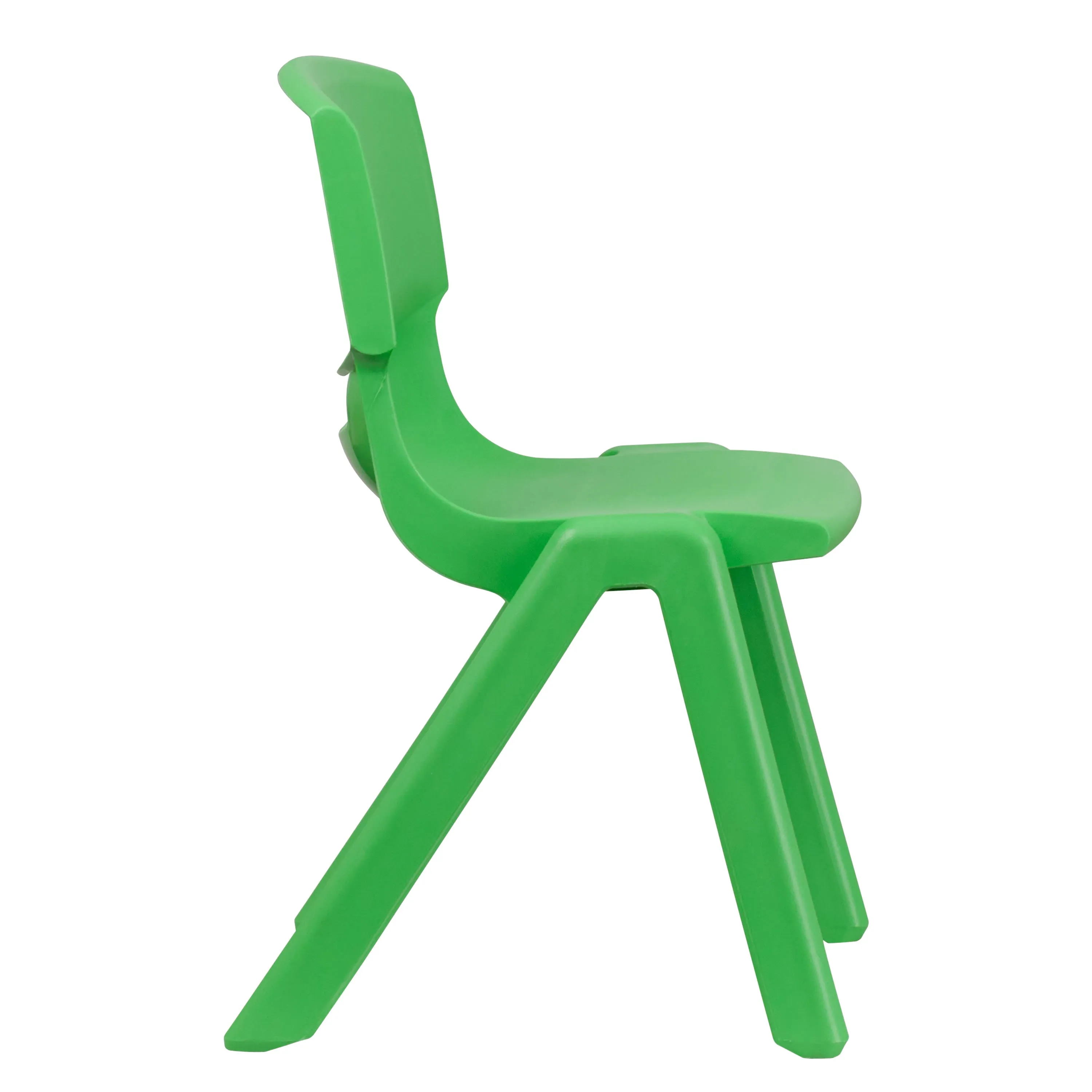 2 Pack Plastic Stackable School Chair with 15.5" Seat Height