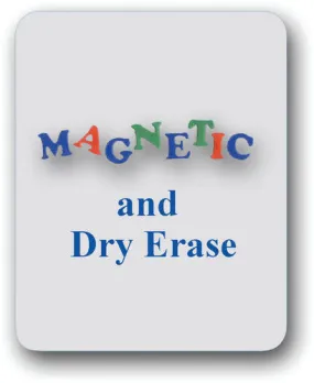 2-Sided Magnetic Dry Erase Board, 9" x 12"