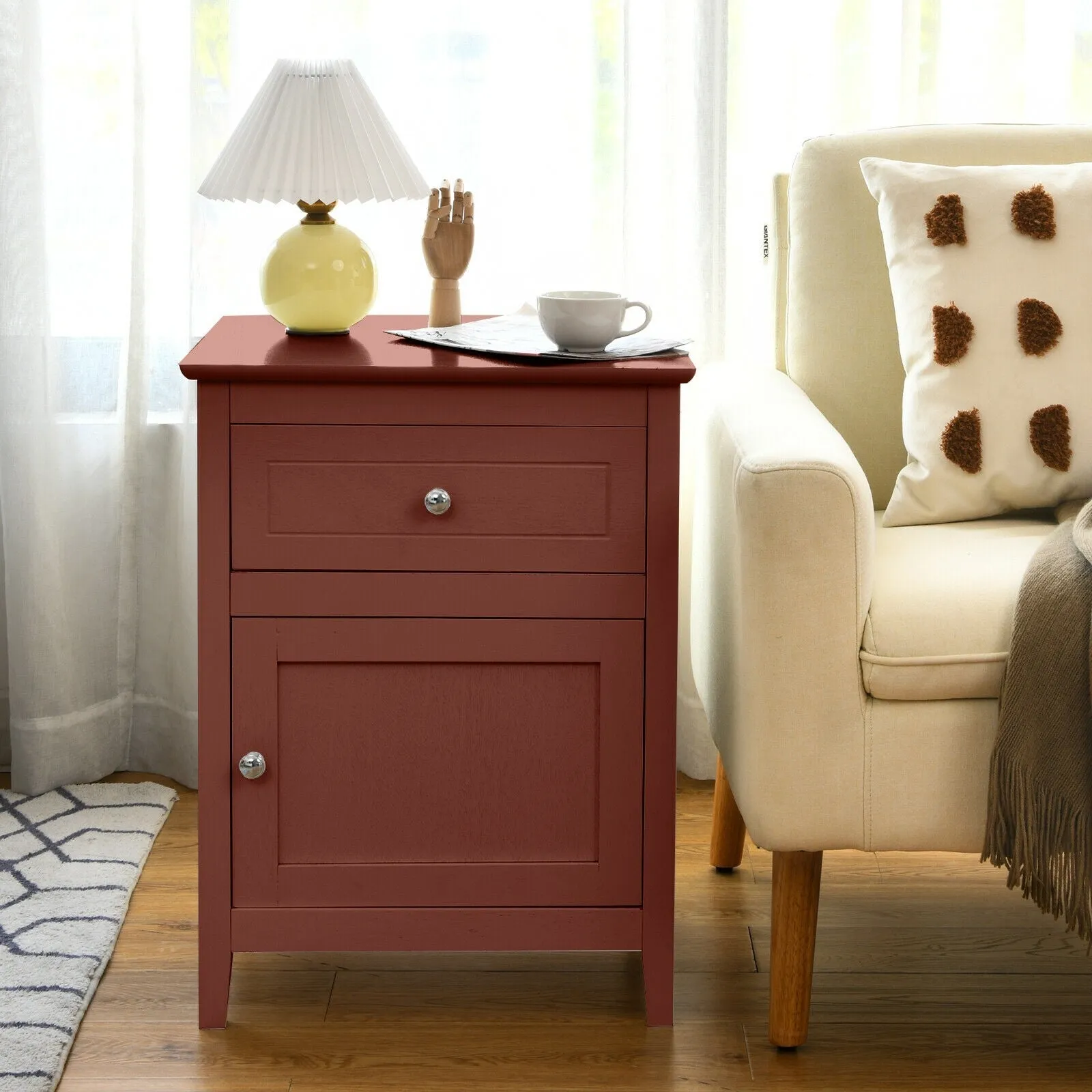 2-Tier Accent Table - Cherry
