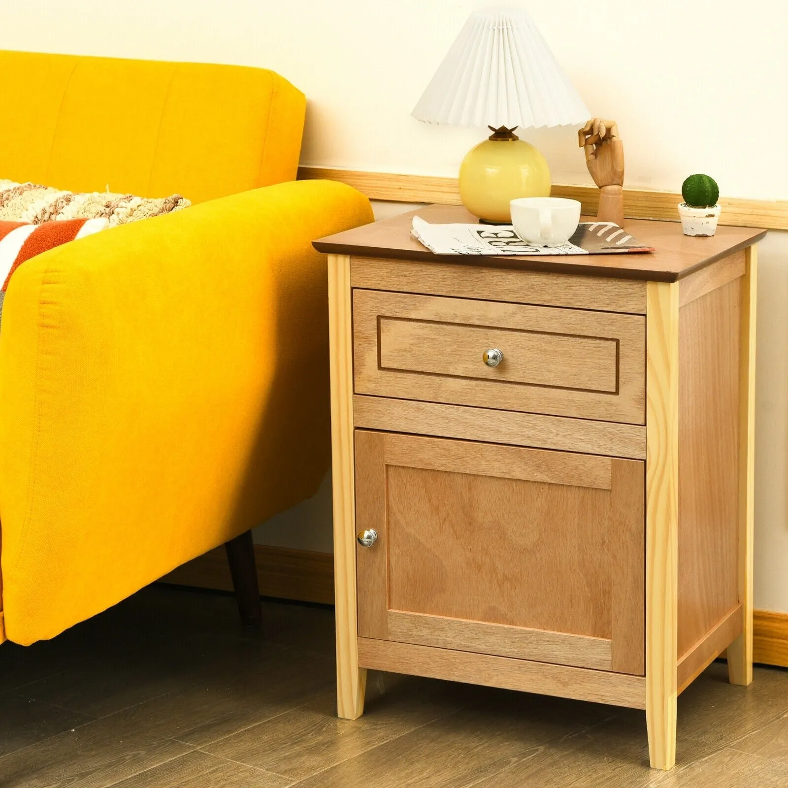 2-Tier Accent Table - Natural