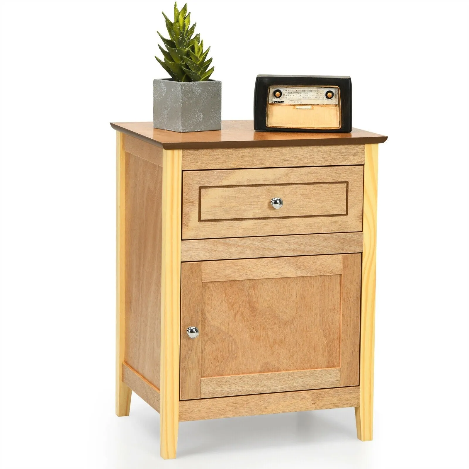 2-Tier Accent Table - Natural