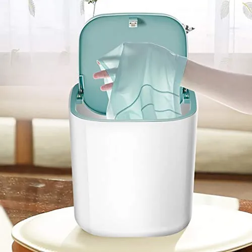 2020 New Upgraded Portable Washing Machine, Folding Fully automatic Laundry Machine, Turbine Washer, USB Cable, Low Noise, Mini Washing Machine for Camping, Dorms, Apartments,Business Trips (Bule)