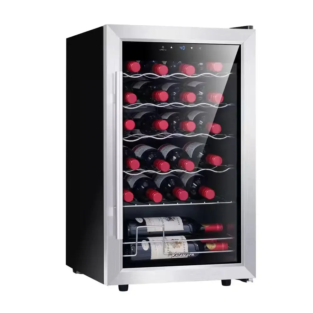 24 Bottle Single Zone Wine Cooler Small Wine Fridge