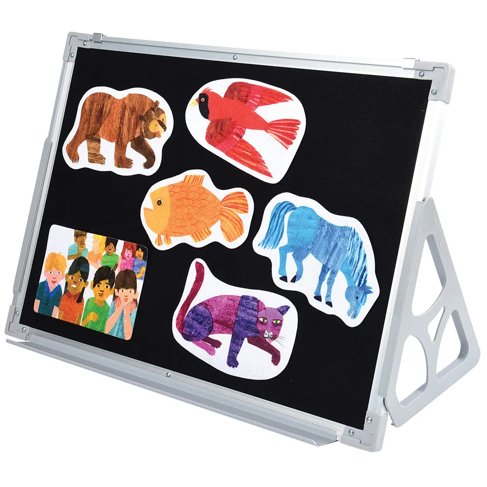 3 'N 1 Magnetic Write & Wipe Flannel Board - 18" x 24"