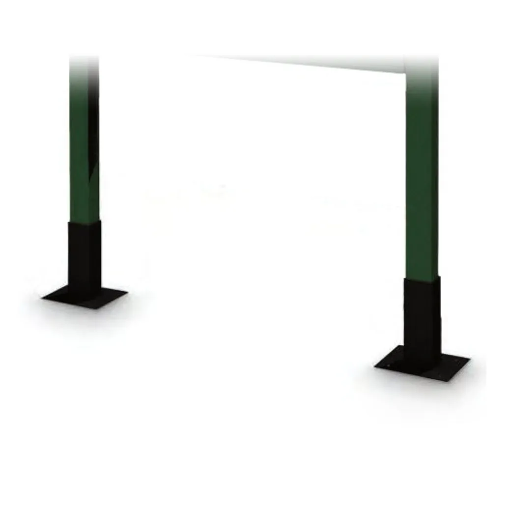 32" x 48" Standing Outdoor Message Center Magnetic Black Dry Erase Board with Header (Single Door)