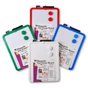#52938 DRY ERASE BOARDS ASSRTD FRAMES 4/BX MAGNETIC