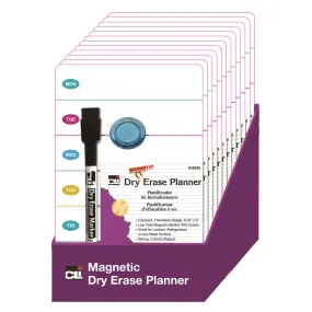#52943 MINI MAGNETIC PLANNING BOARD 12/ST DRY ERASE