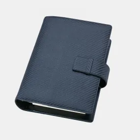 A6 Ring Planner in Carbon Fibre Leather