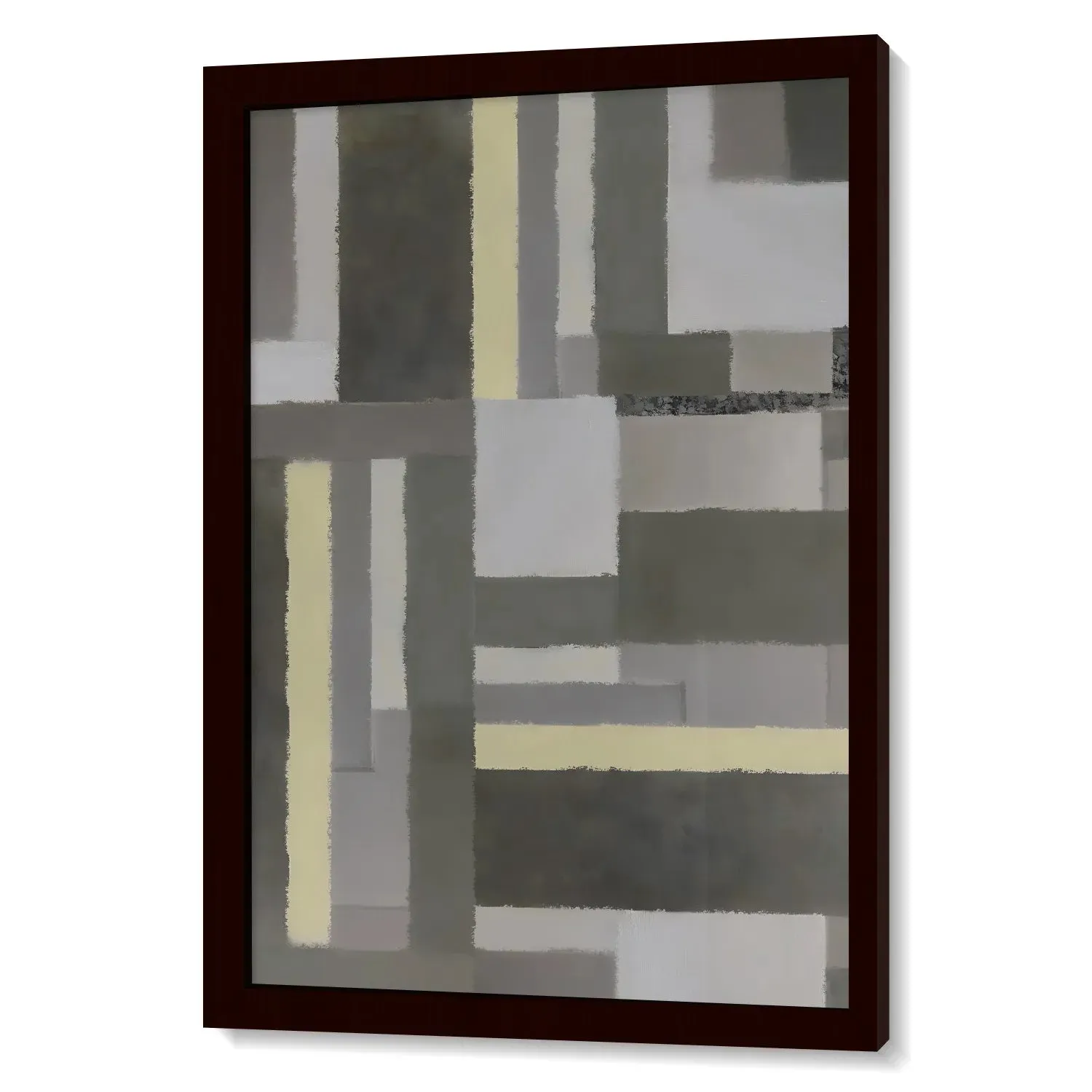 Abstract Art Of Lines In Gray Shades