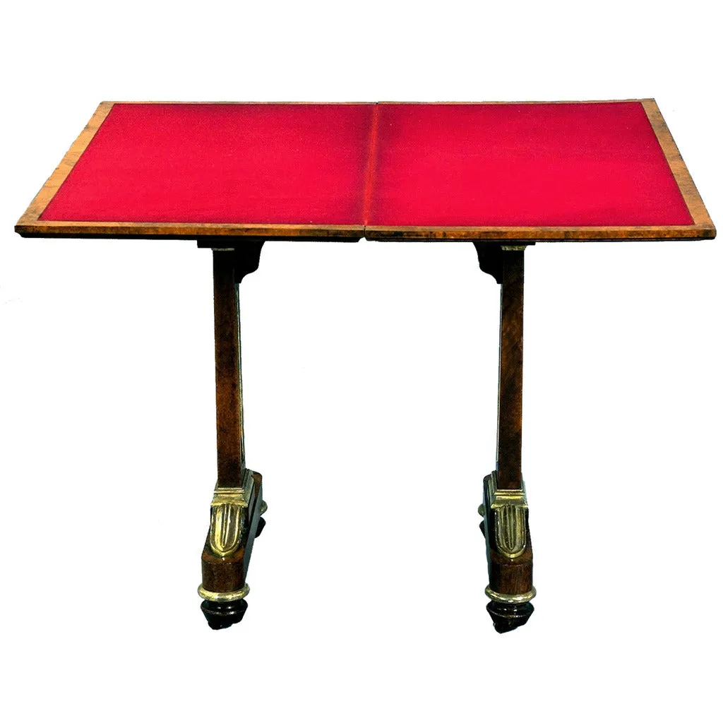 Amboyna Card Table