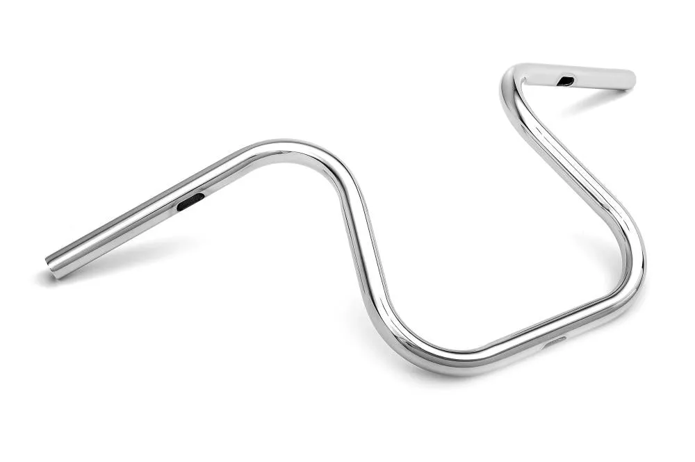 Anfora 12 inch High Handlebars - 1 inch (25mm) Chrome - Highway Hawk H55-4010