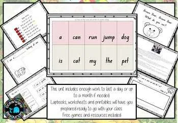 Animals and their habitats Unit for kindergarten