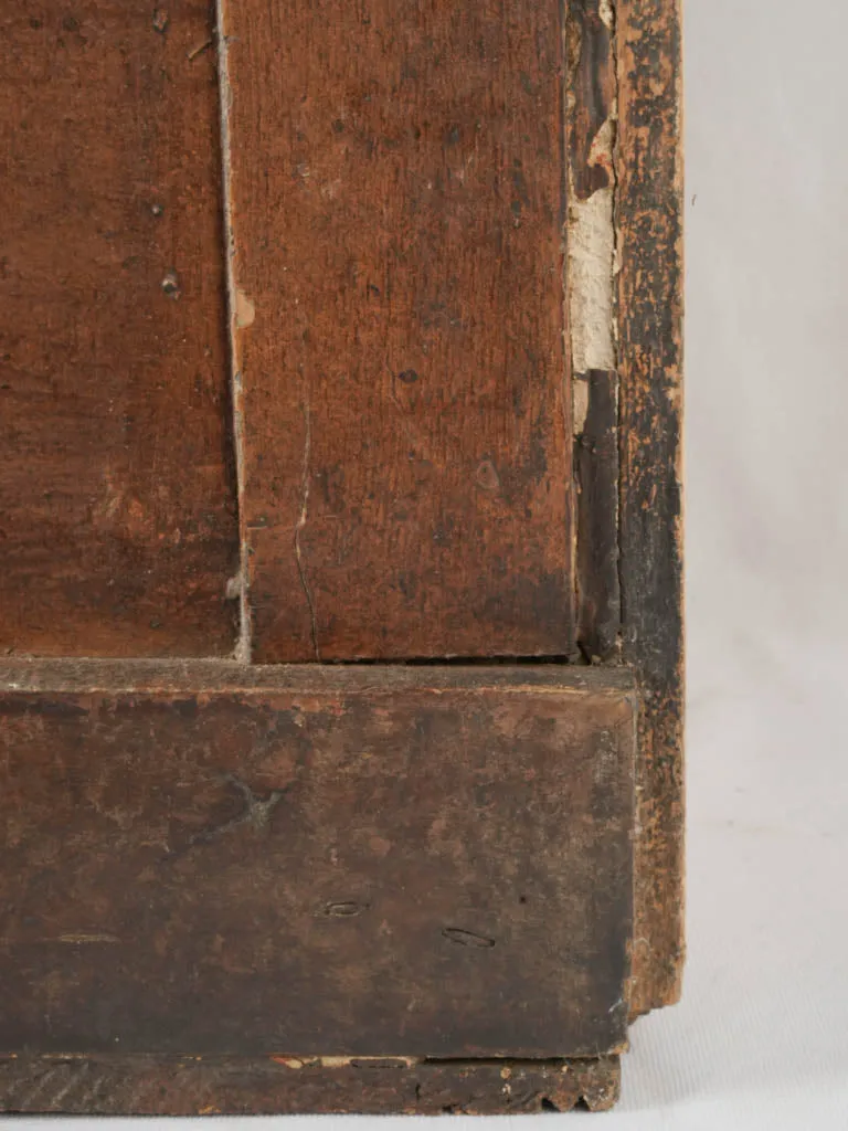 Antique French church pedestal cabinet 31"