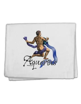 Aquarius Color Illustration 11&#x22;x18&#x22; Dish Fingertip Towel