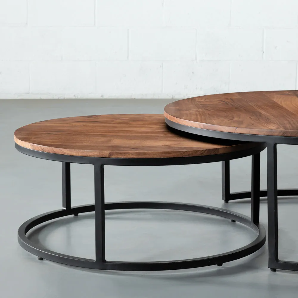 ARMADA - Natural Acacia Coffee Table (Set of 2)