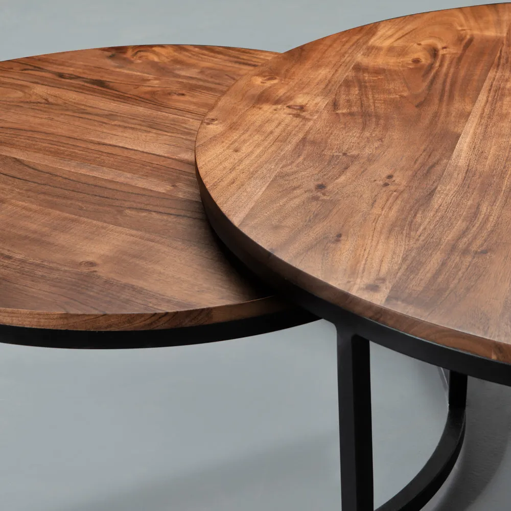 ARMADA - Natural Acacia Coffee Table (Set of 2)