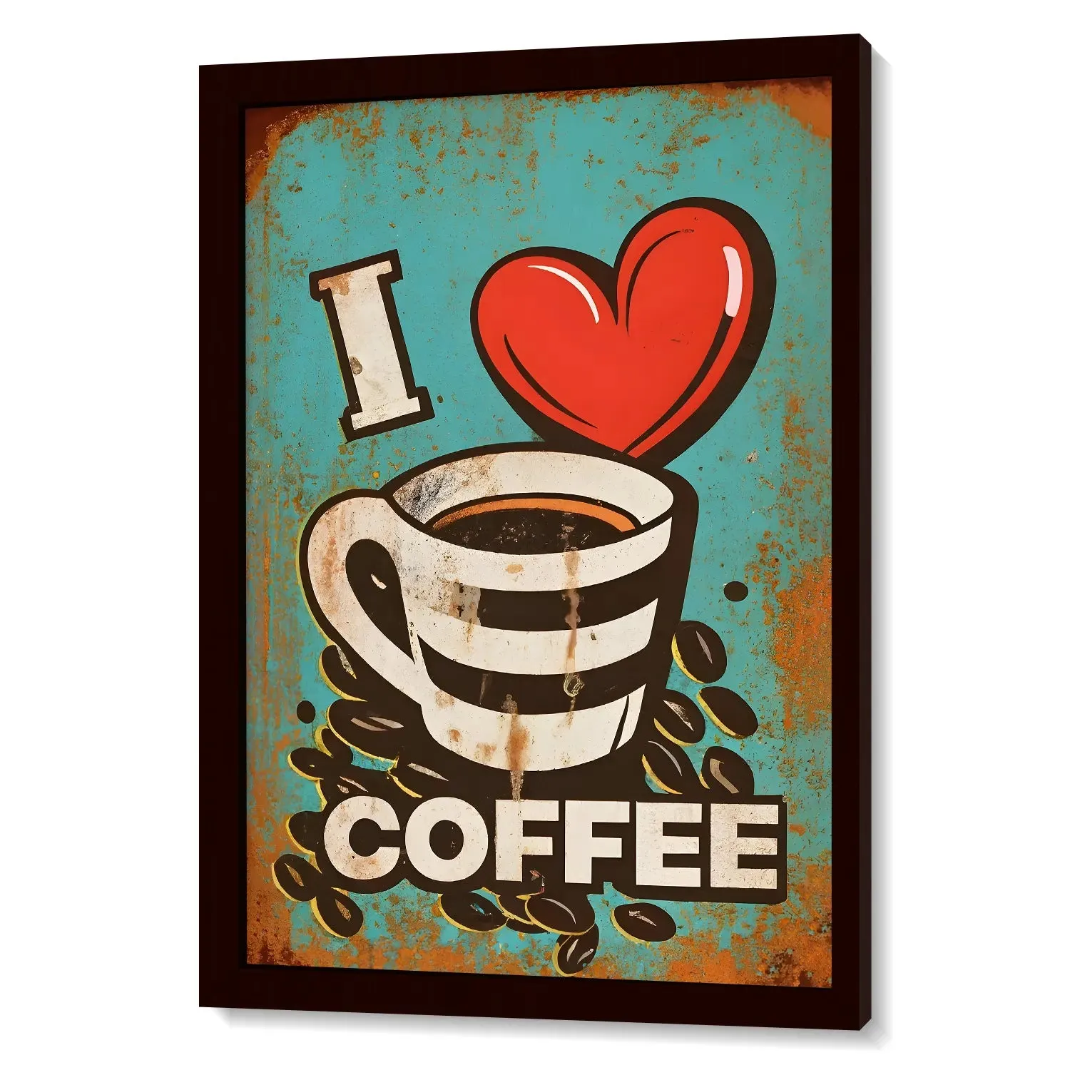 Artwork Of Coffee With Quote