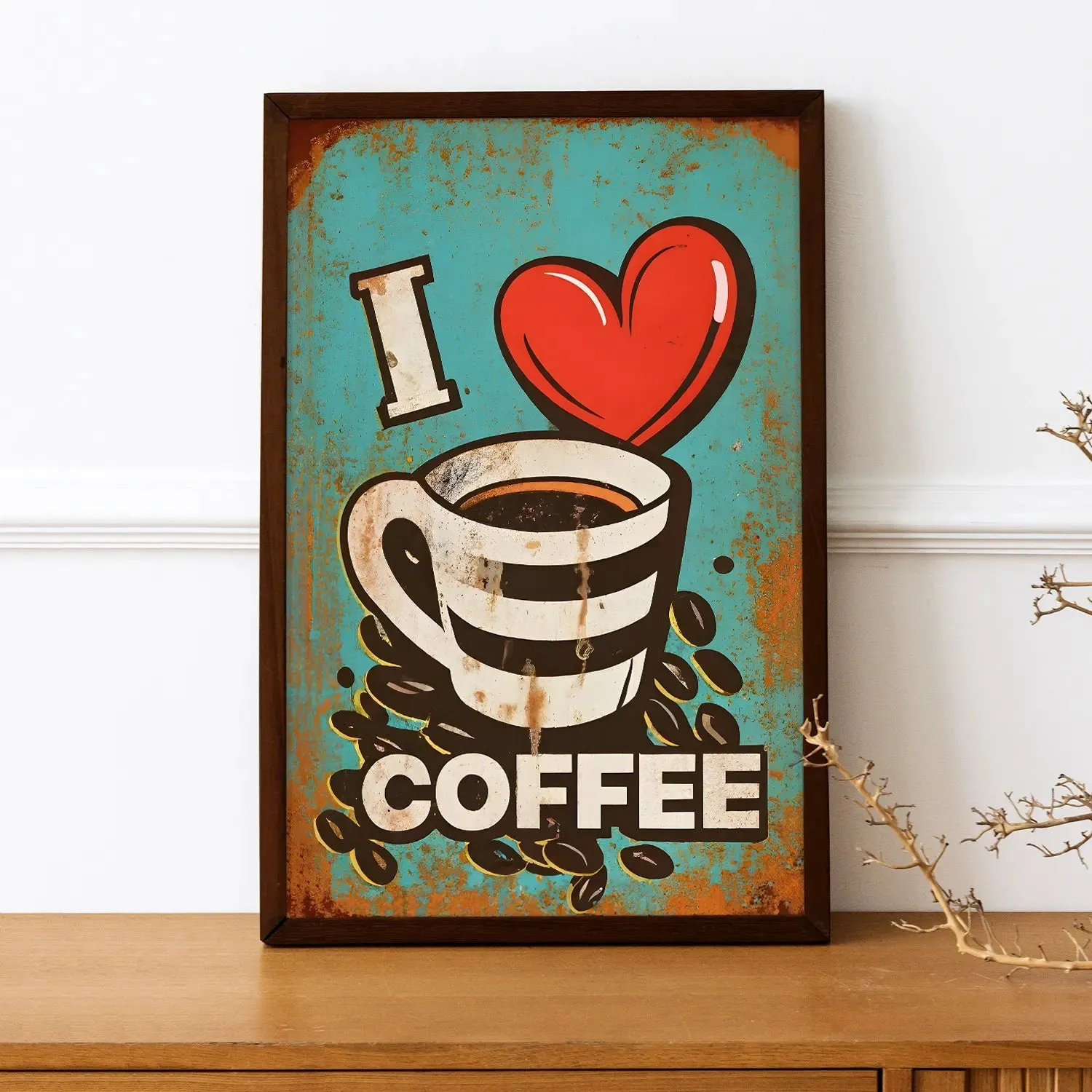 Artwork Of Coffee With Quote