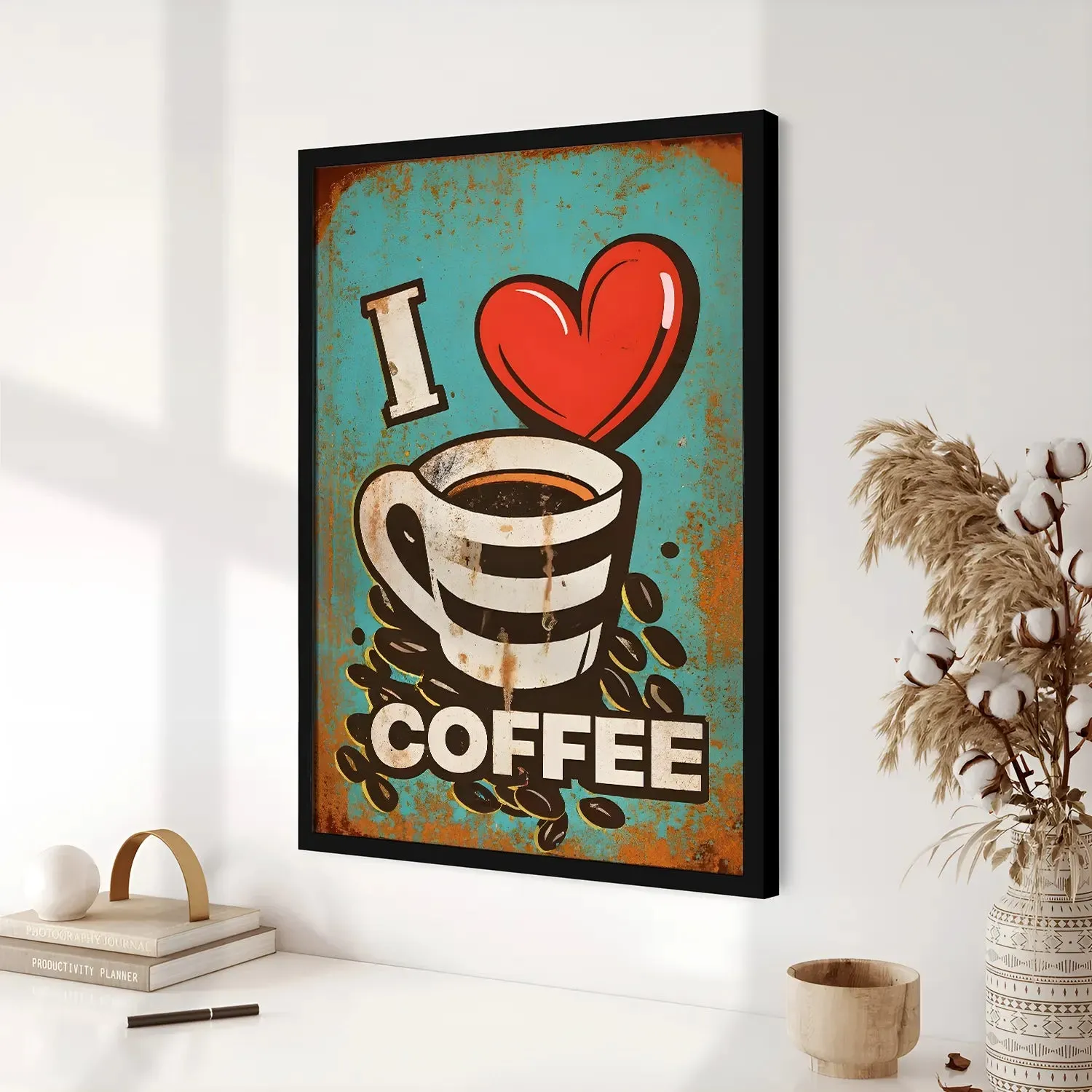Artwork Of Coffee With Quote