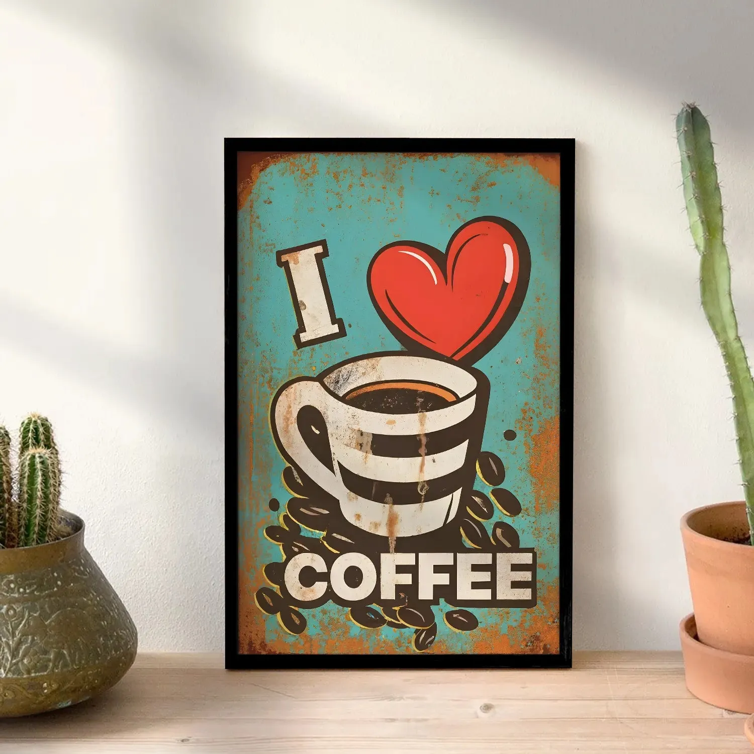 Artwork Of Coffee With Quote
