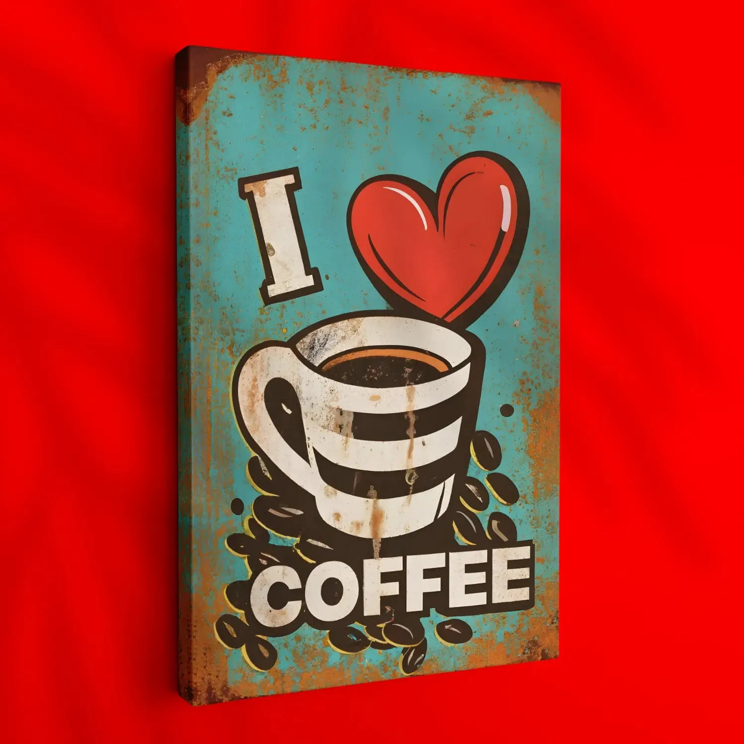 Artwork Of Coffee With Quote