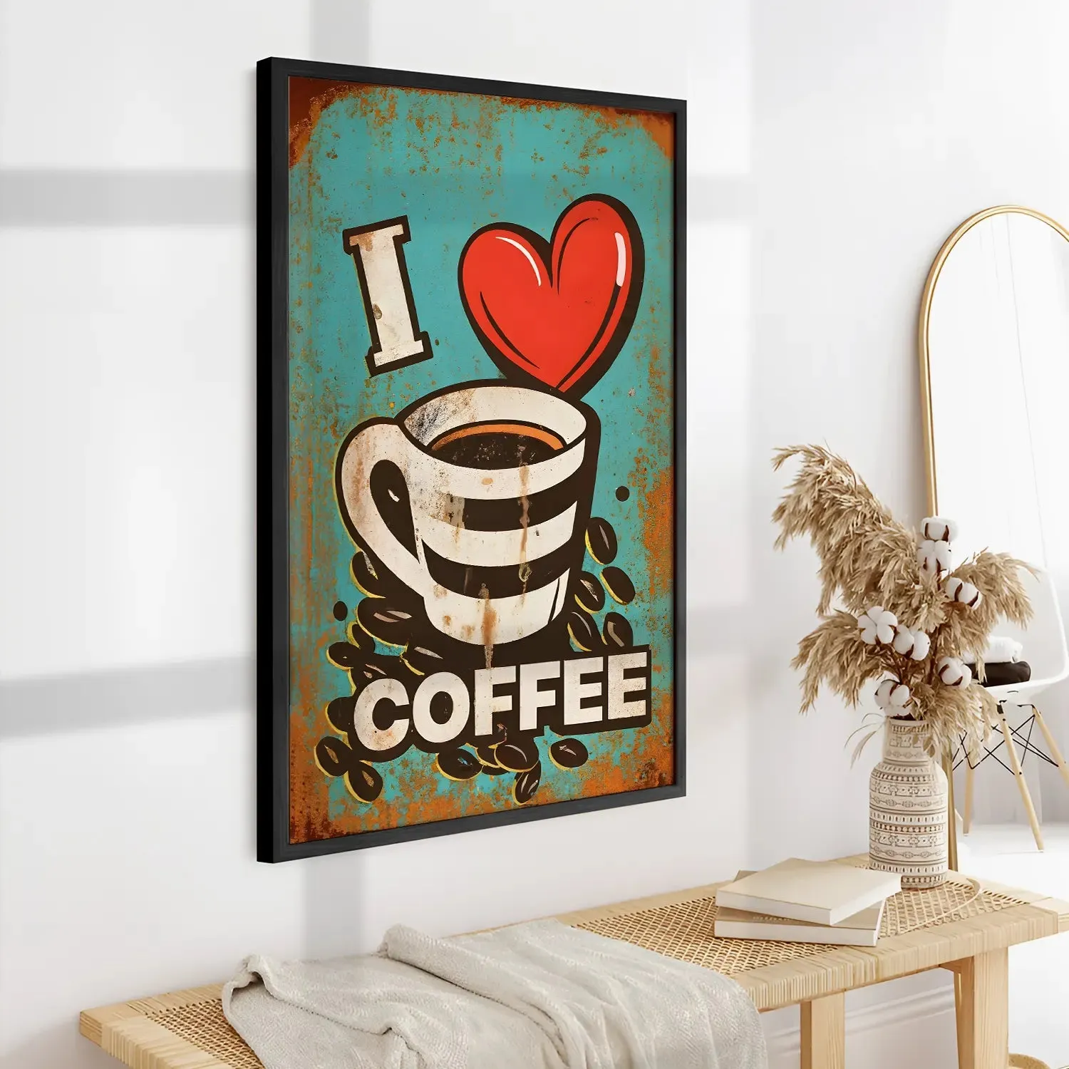 Artwork Of Coffee With Quote