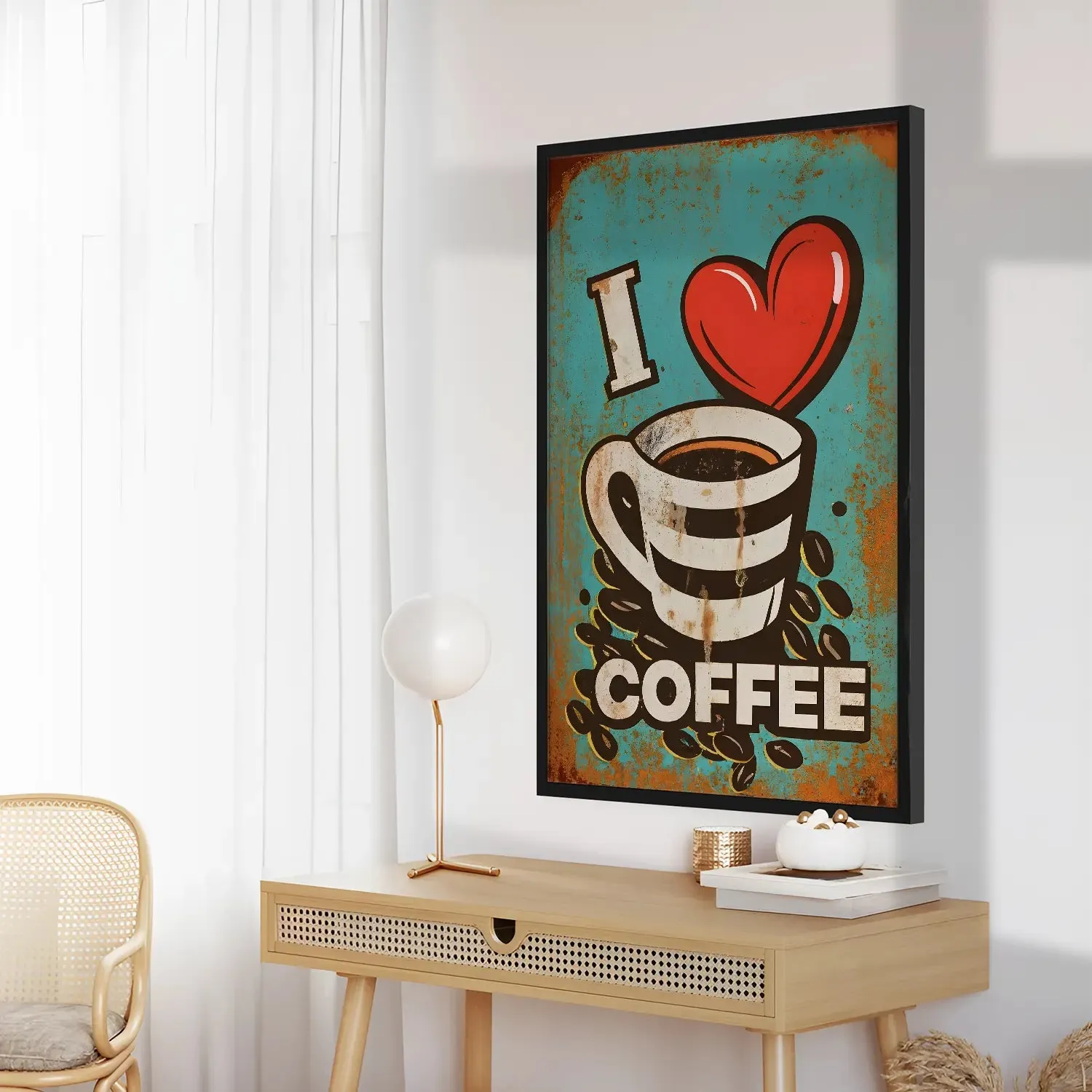 Artwork Of Coffee With Quote
