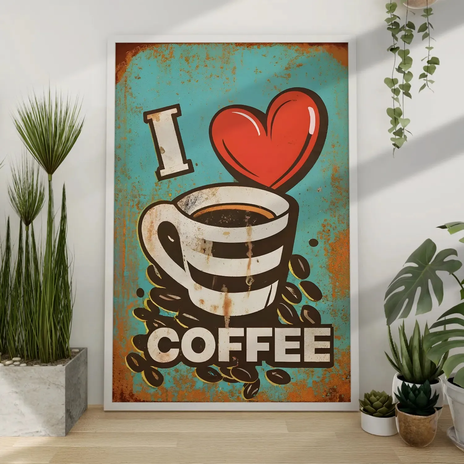 Artwork Of Coffee With Quote