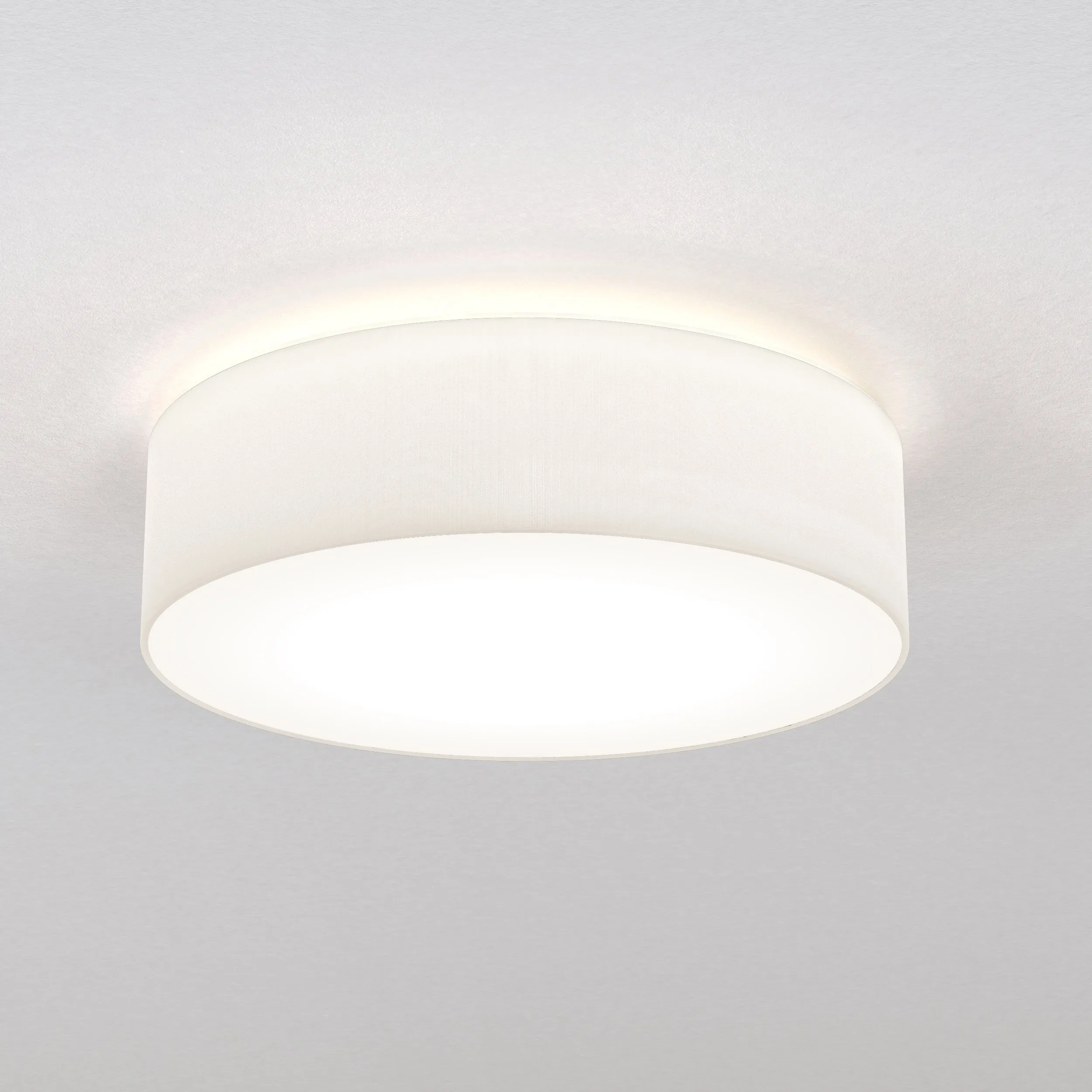 Astro 1421004 Cambria 480 3 Light Ceiling Light White Fabric (P)
