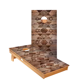 Aztec Wood Star Cornhole Boards