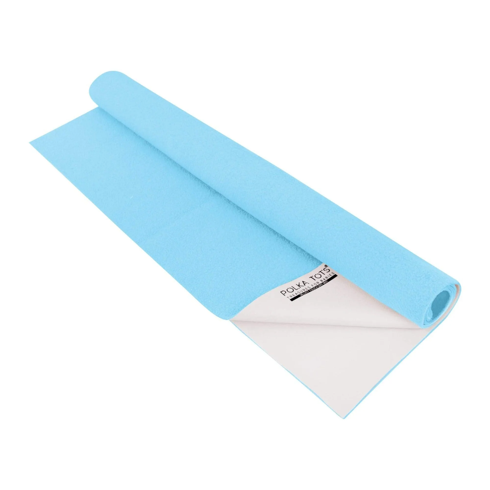 Baby Dry Sheet / Bed Protector Large Blue (Size 100 x 140 CM)
