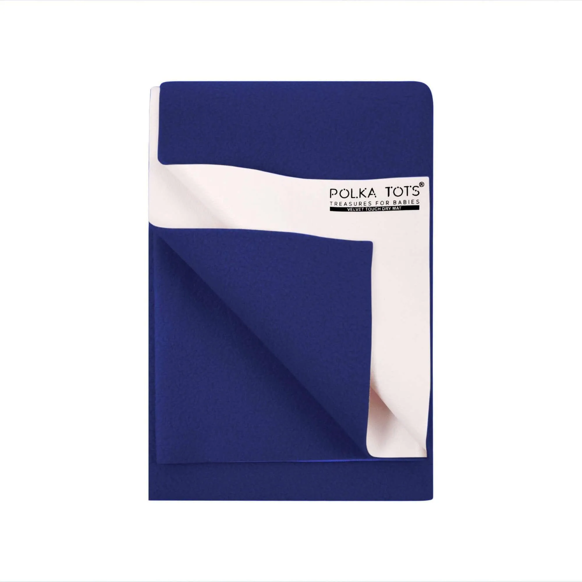 Baby Dry Sheet / Bed Protector Large Dark Blue (Size 100 x 140 CM)