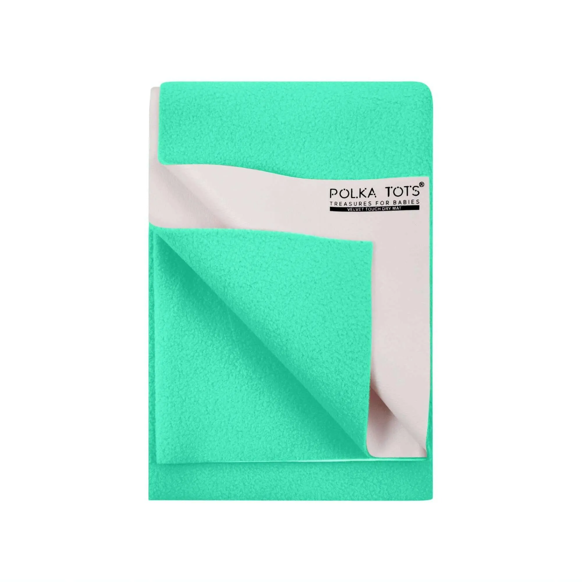 Baby Dry Sheet / Bed Protector Small Mint (Size 50 x 70 CM)