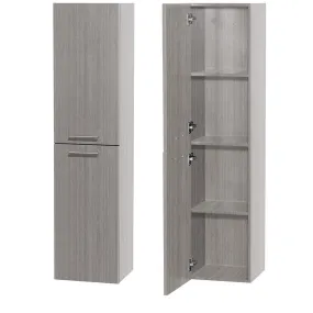 Bailey Wall Cabinet By Wyndham Collection - Gray Oak