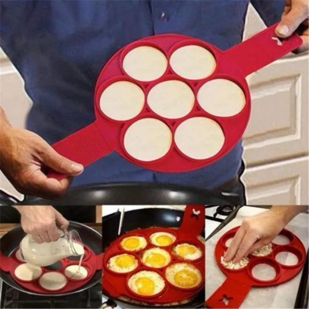 baking mold breakfast pancakes omelets egg templet silicon kitchen rings ✈️ free.shipping