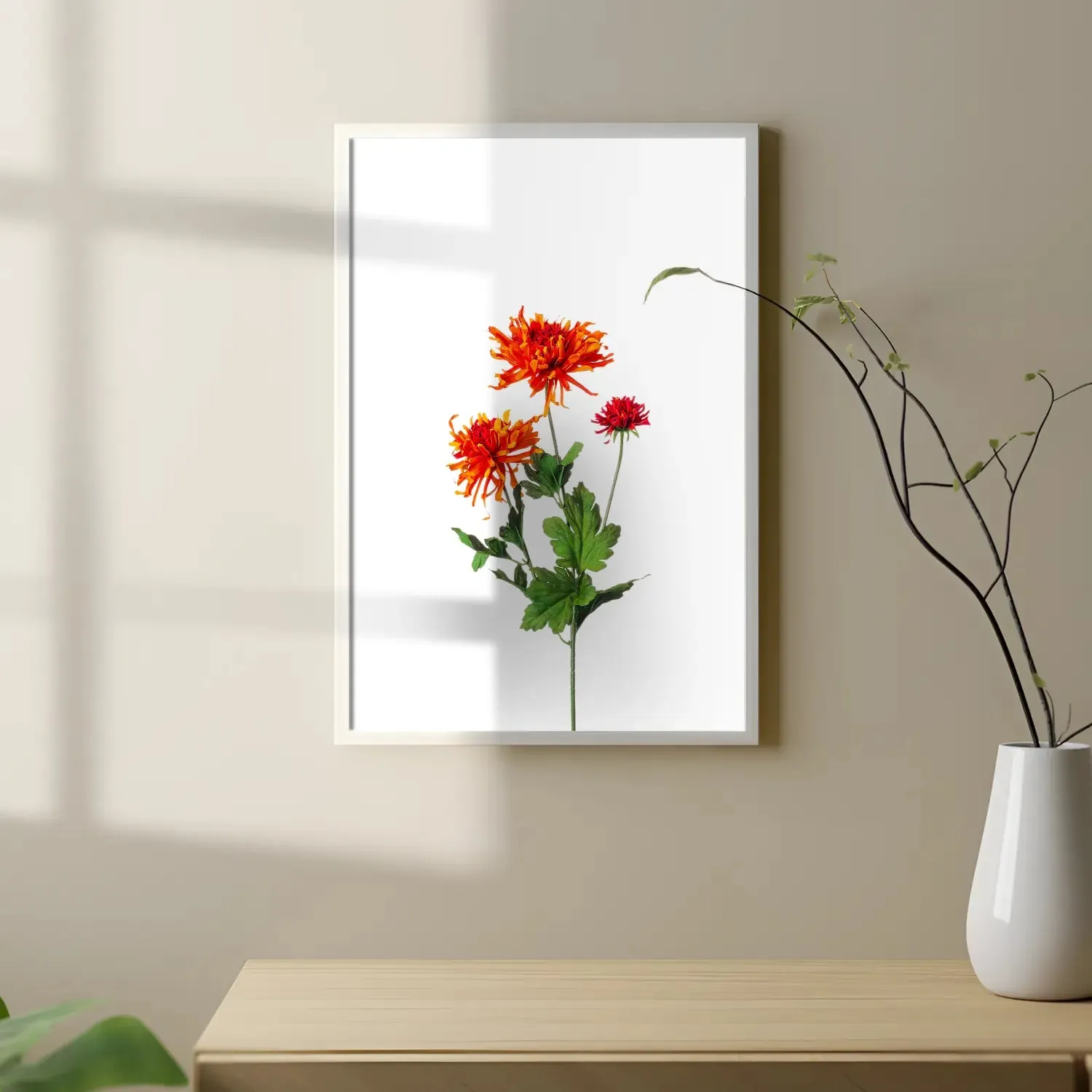 Beautiful Flower Plant Nature Painting