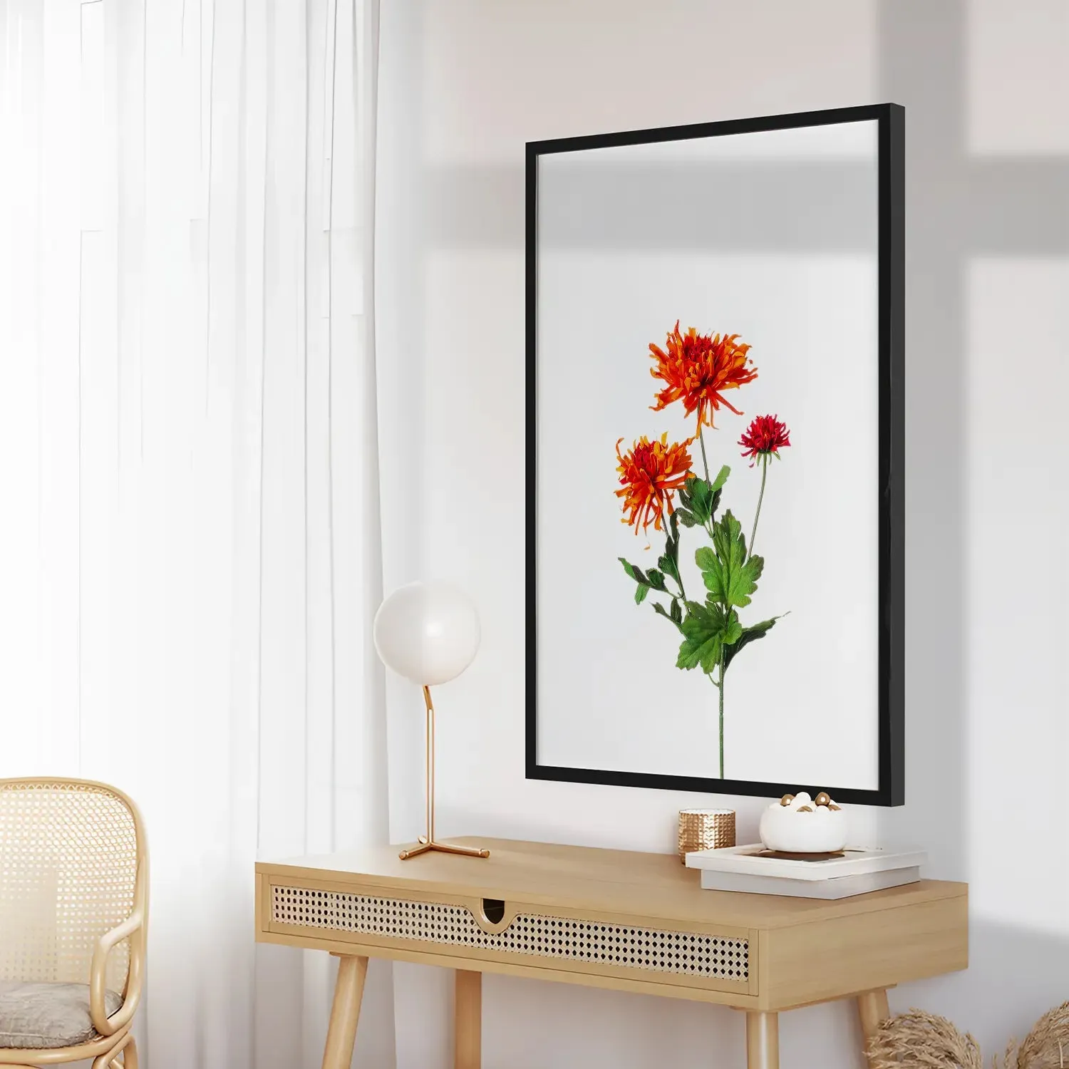Beautiful Flower Plant Nature Painting