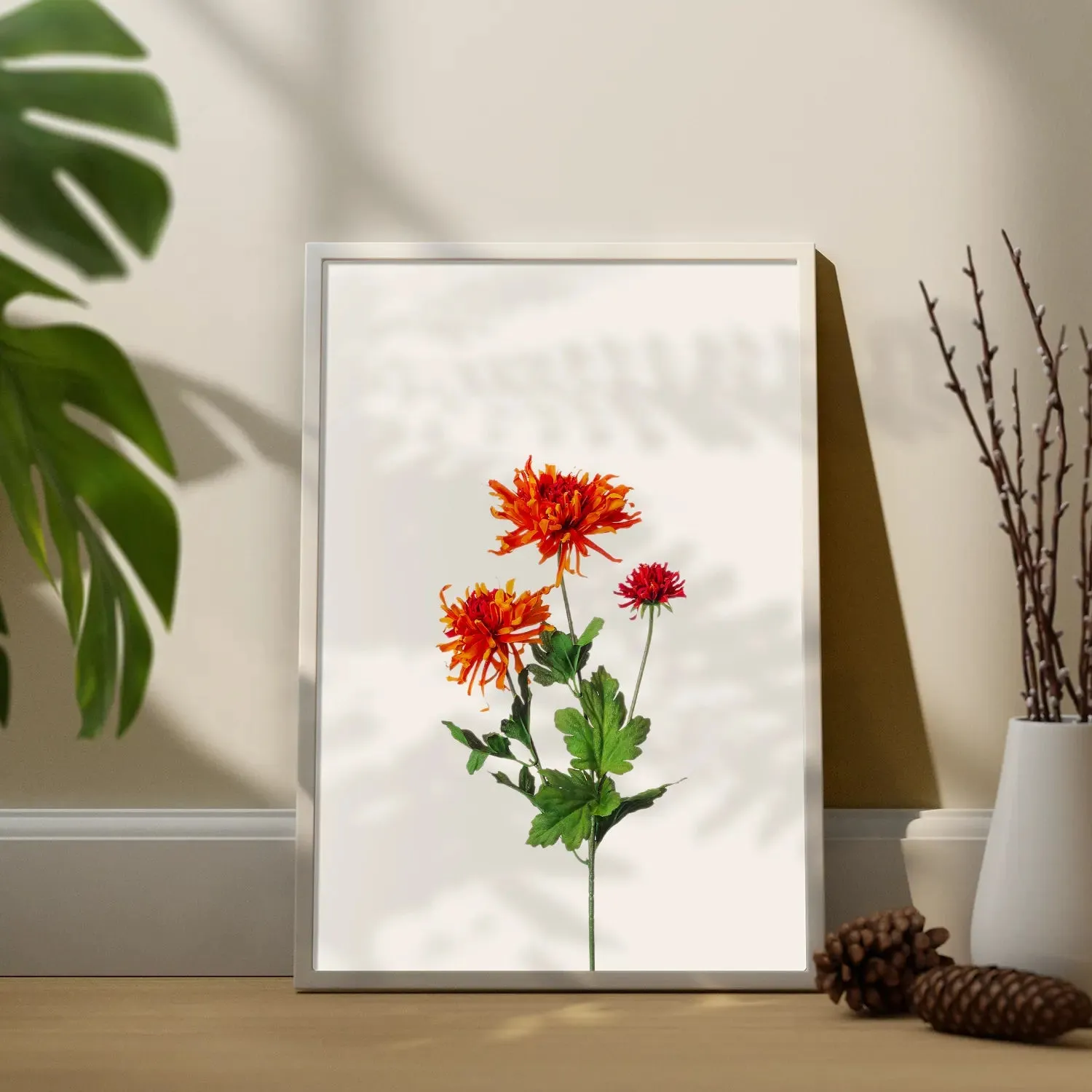 Beautiful Flower Plant Nature Painting