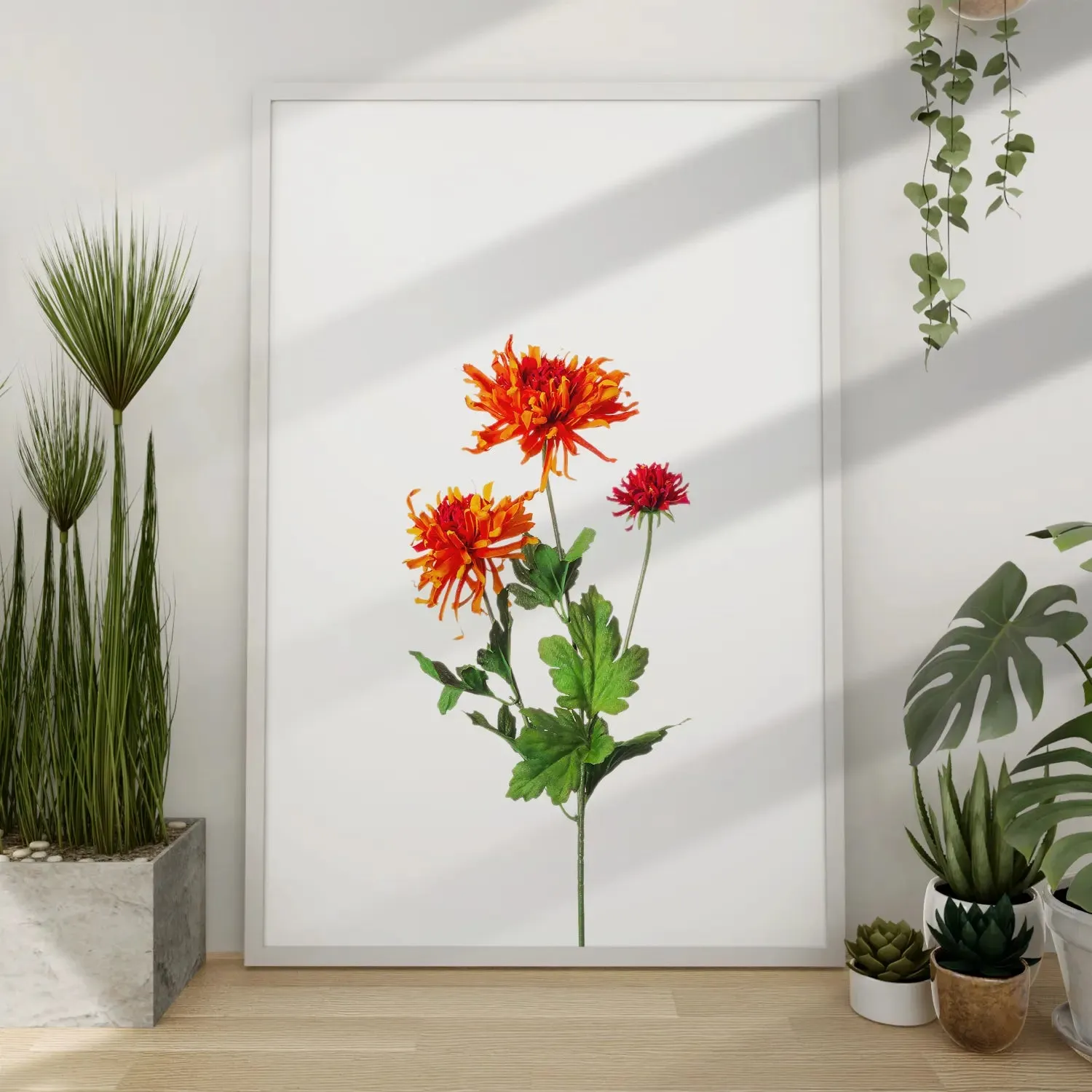 Beautiful Flower Plant Nature Painting