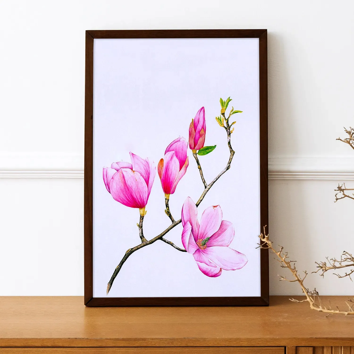 Beautiful Lilly Flowers Artwork Painting
