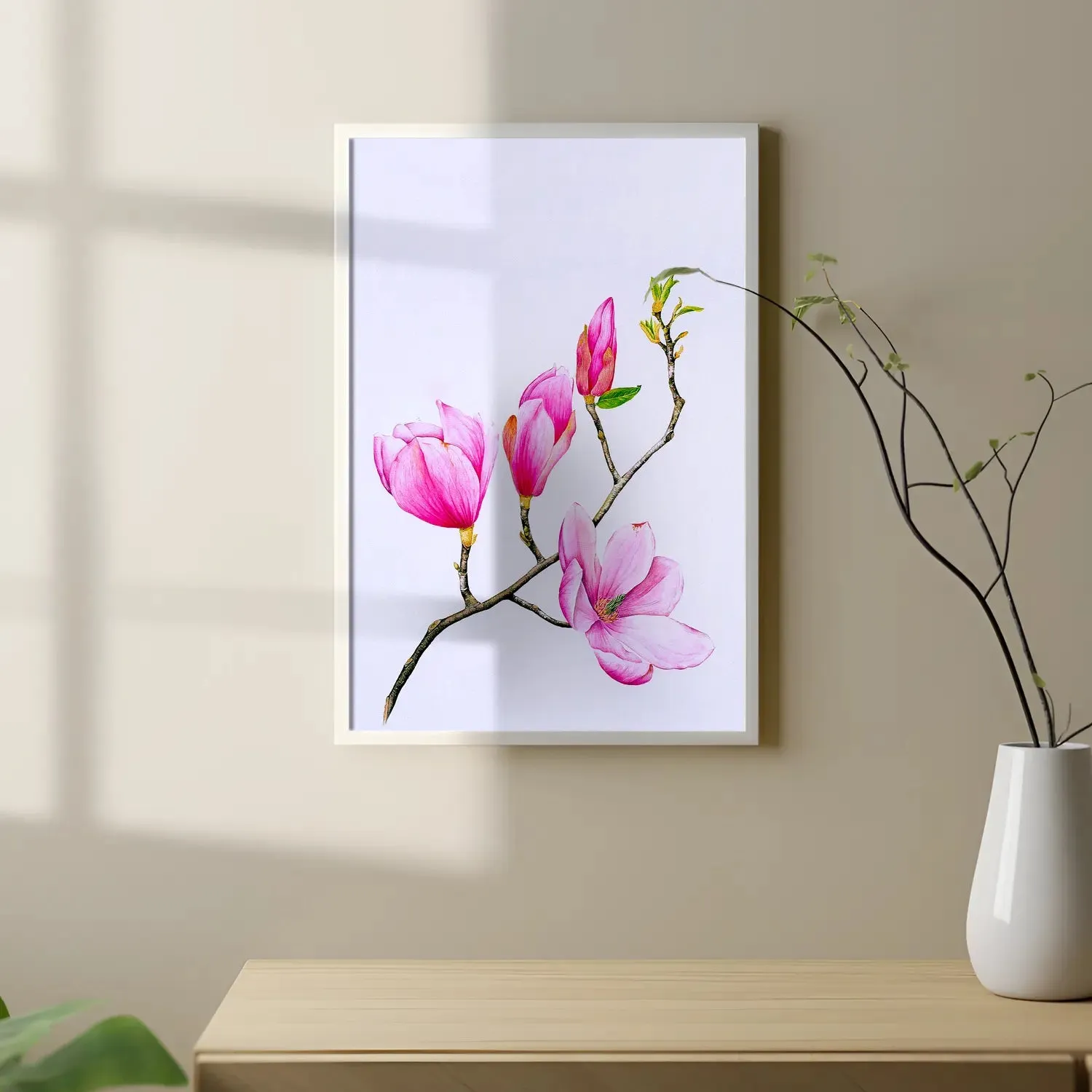 Beautiful Lilly Flowers Artwork Painting