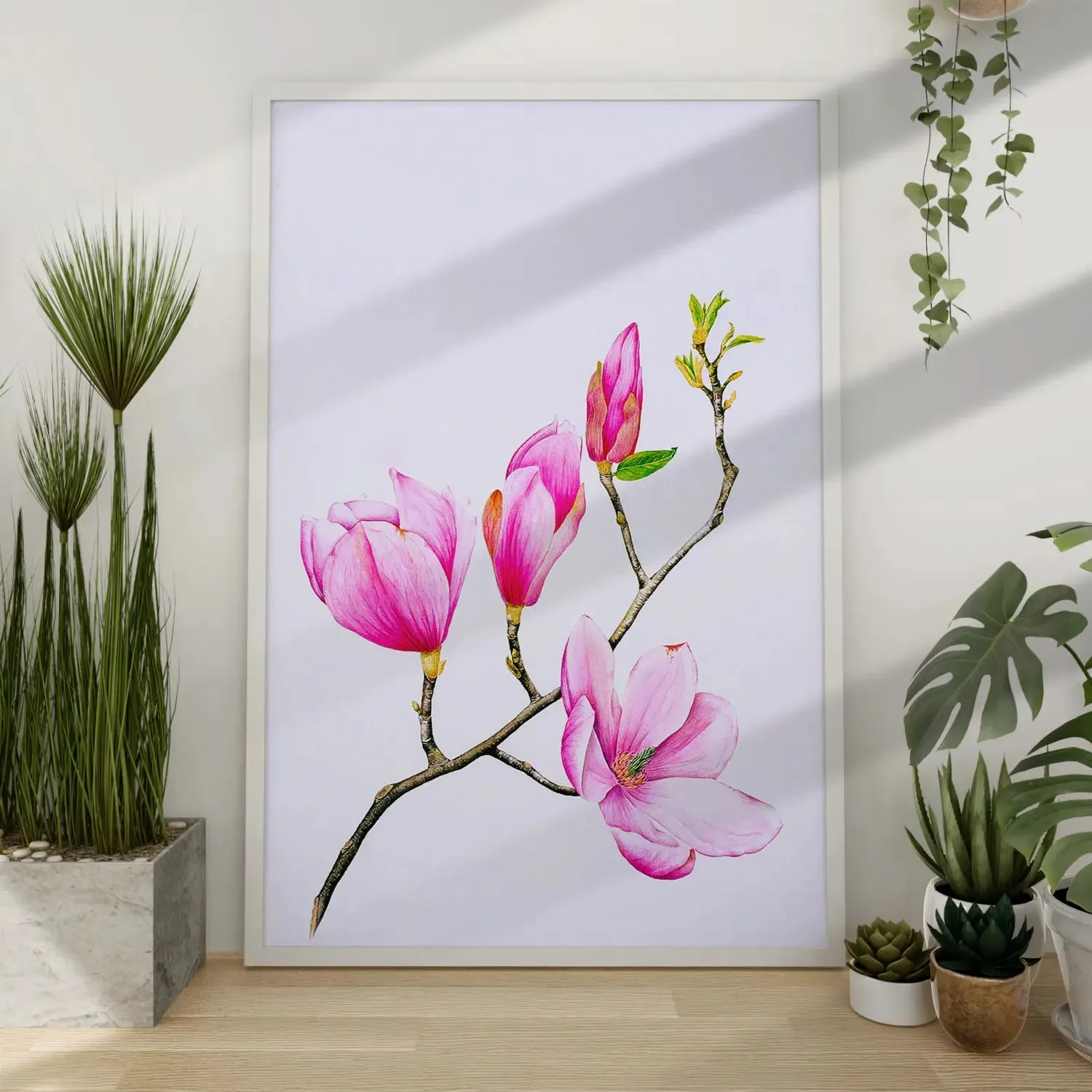 Beautiful Lilly Flowers Artwork Painting