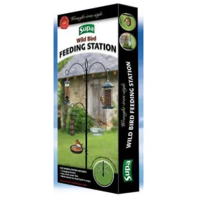 Bird Feed Combo - Feeding Station with Seeds and Nuts