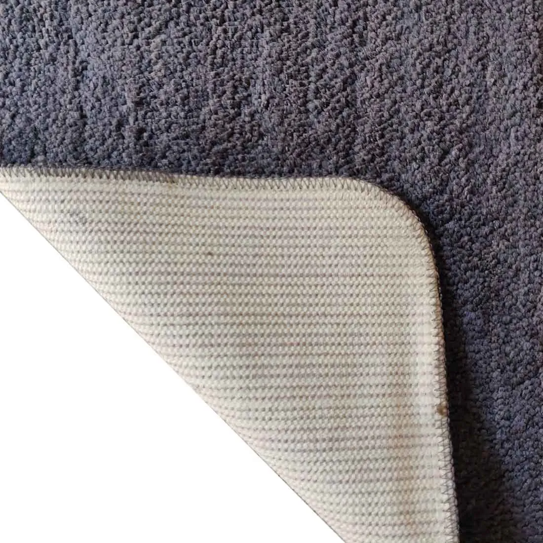 Black White Stripe Anti-Slip Bath Mats - Set Of 2 (60*40cm)
