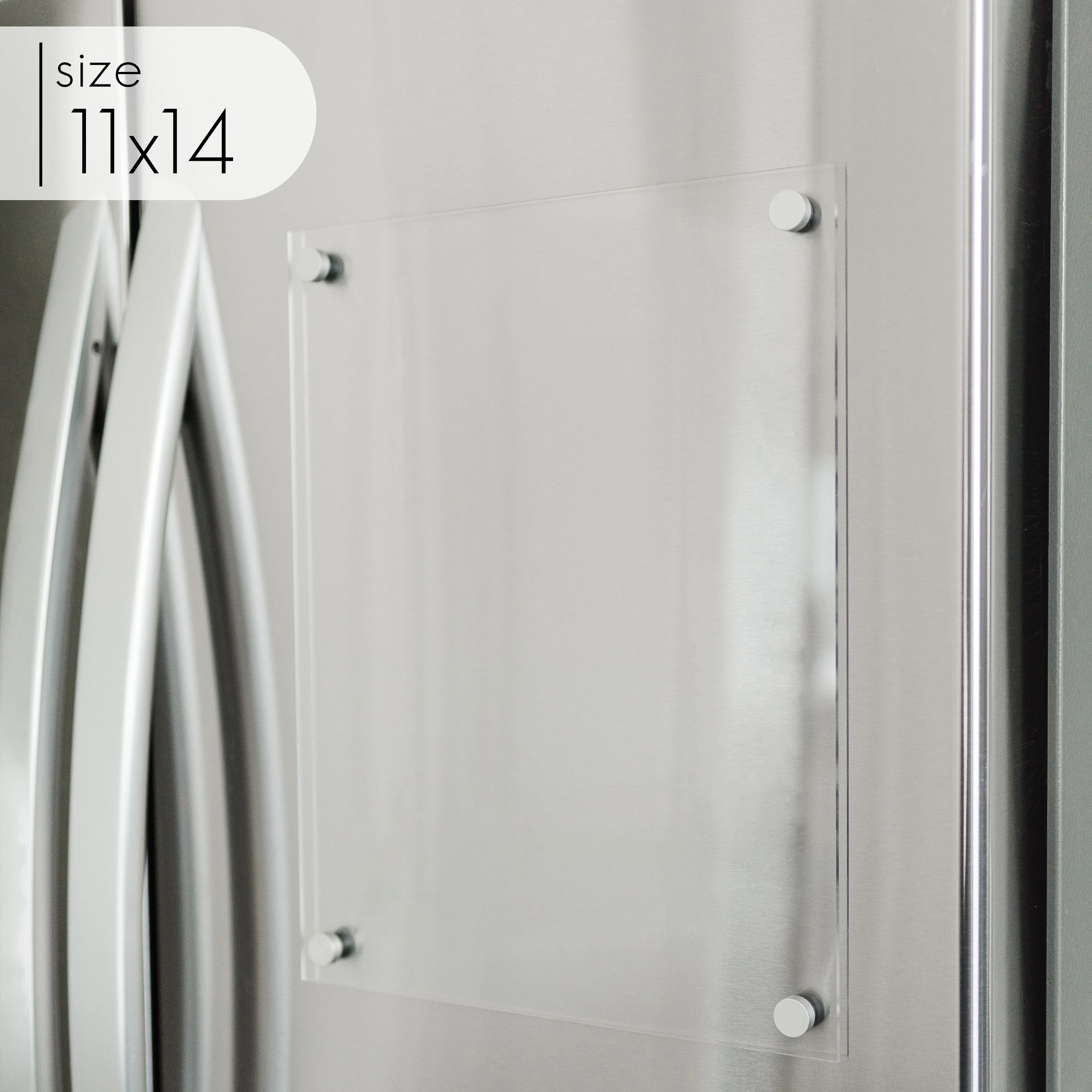 Blank Fridge Board | Acrylic Dry-Erase Board
